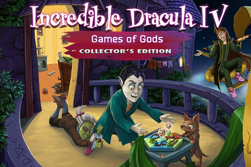 Incredible Dracula IV: Game of Gods key art